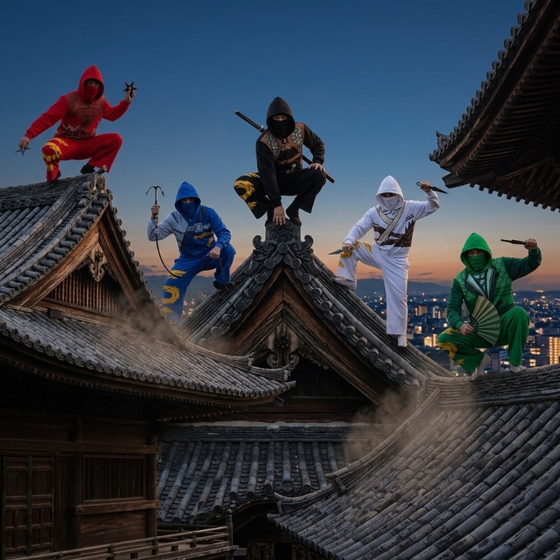 Ninja Warrior Armor Hoodie Set - Street Fashion Art recensie en prijs