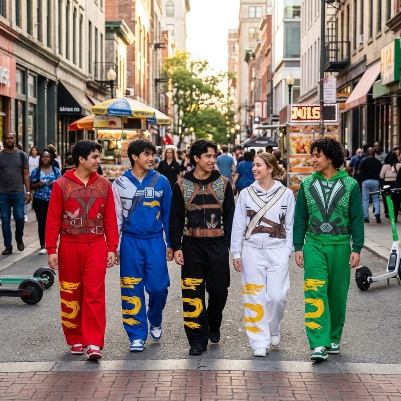 Ninja Warrior Armor Hoodie Set - Street Fashion Art recensie en prijs