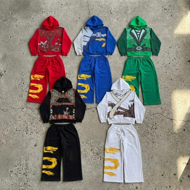 Ninja Warrior Armor Hoodie Set - Street Fashion Art recensie en prijs
