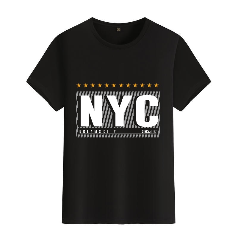 Men's Black Round-Neck Short-S - Street Fashion Nyc recensie en prijs