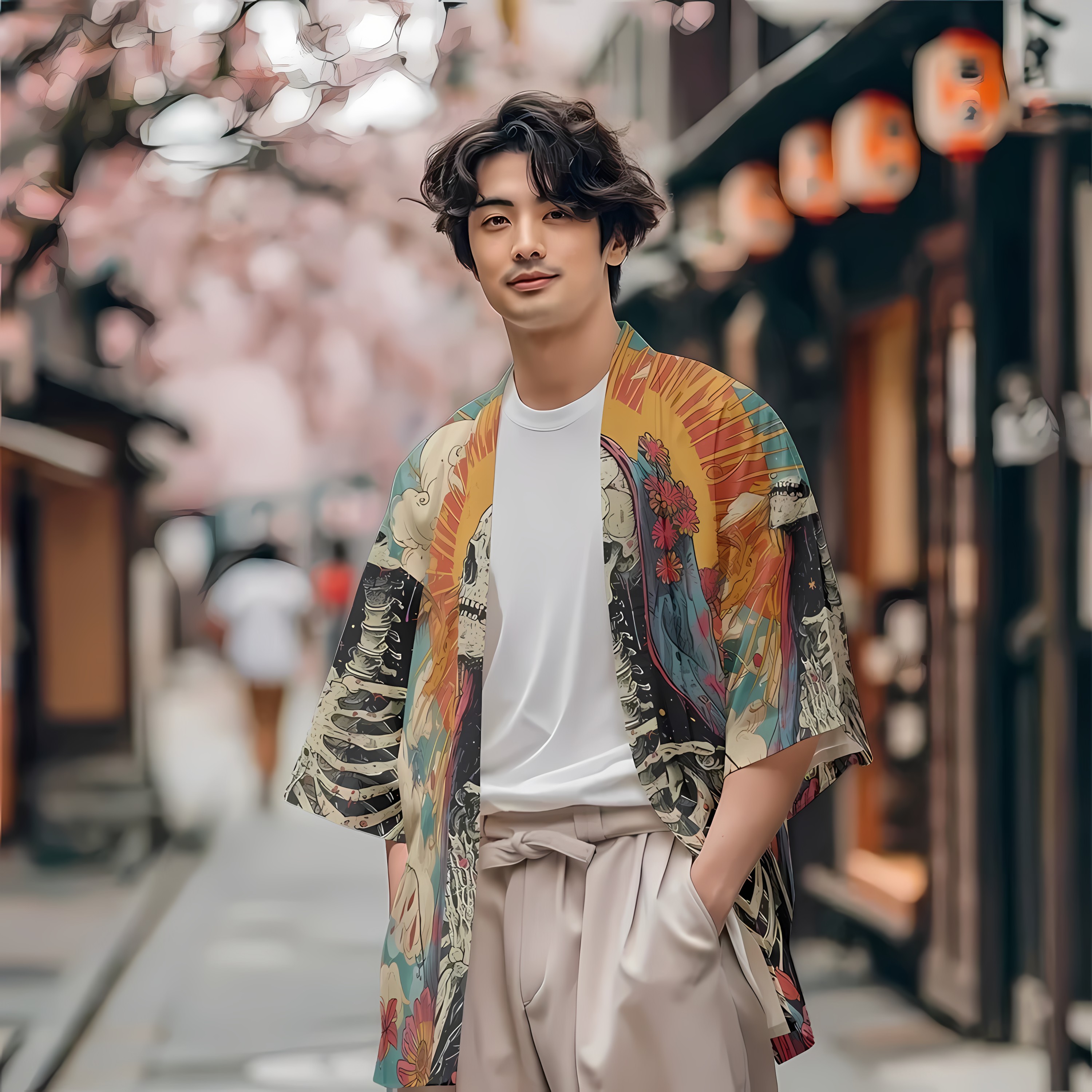 2026 Summer New Men's Kimono w - Street Fashion Kimono recensie en prijs