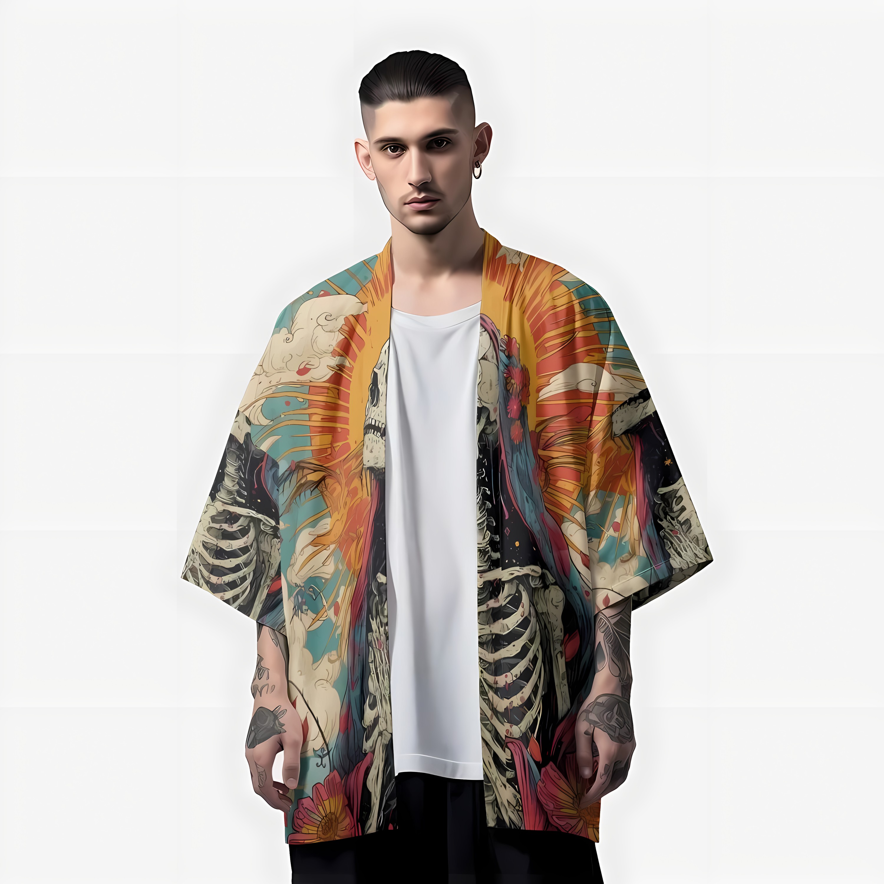 2026 Summer New Men's Kimono w - Street Fashion Kimono recensie en prijs