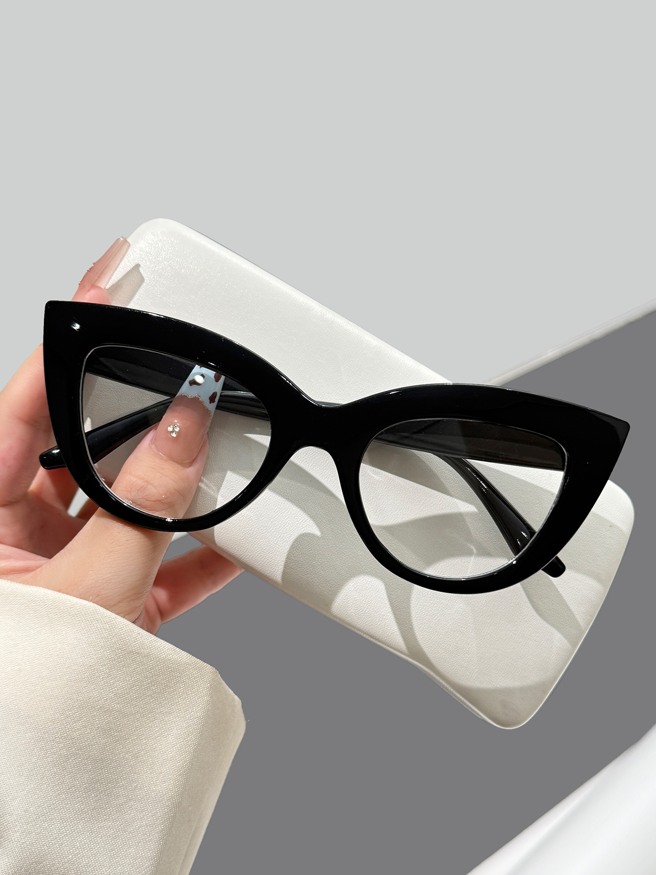 1pc retro black thick frame ca - Street Fashion Photo recensie en prijs