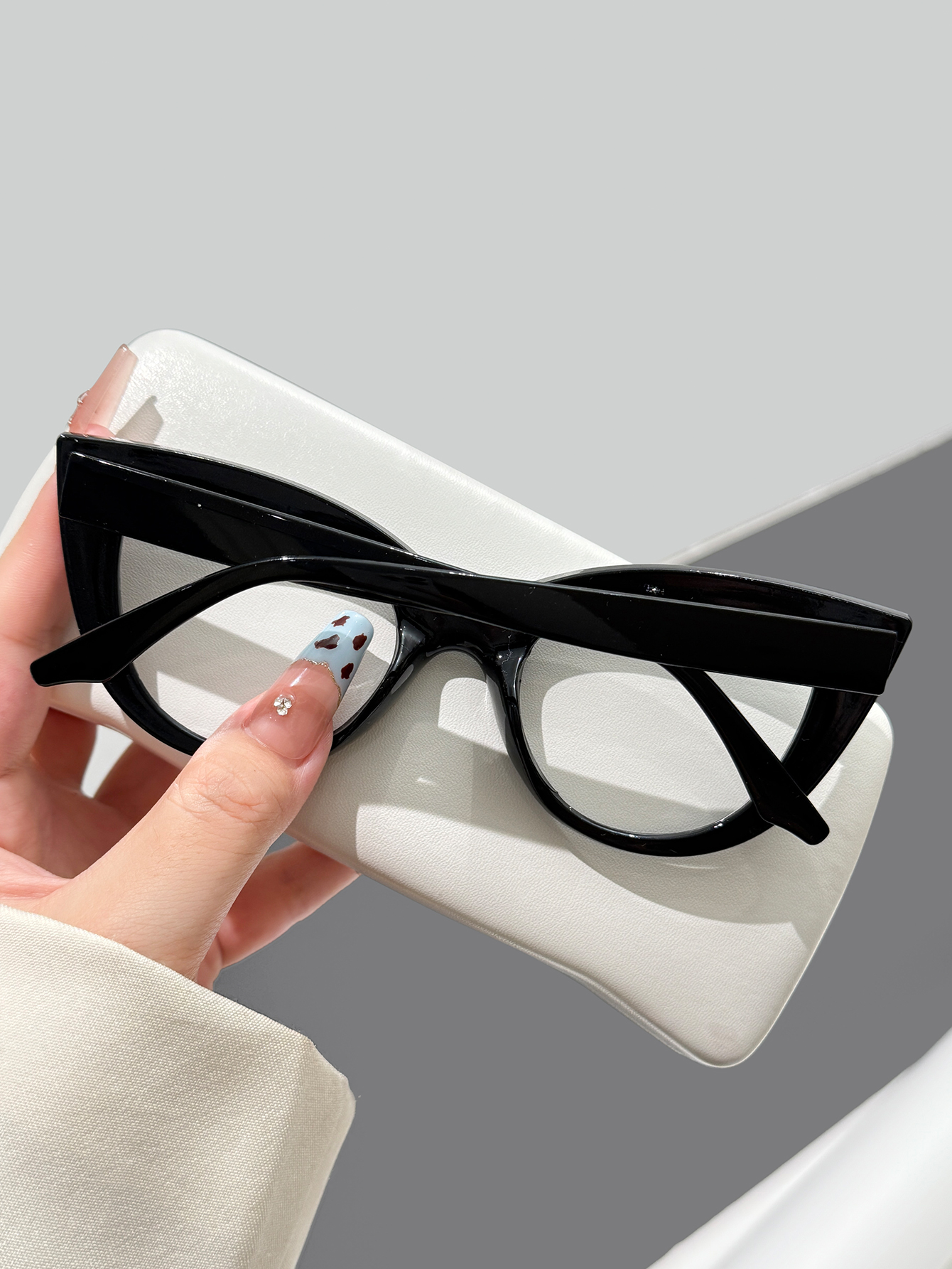 1pc retro black thick frame ca - Street Fashion Photo recensie en prijs