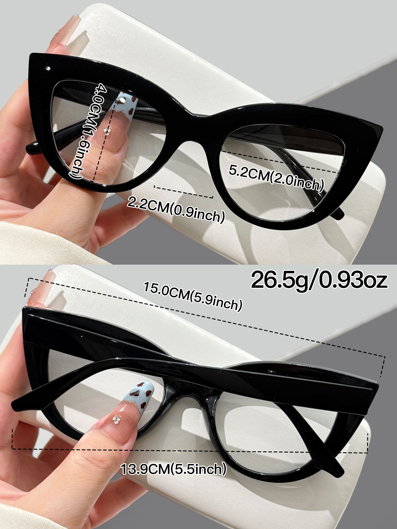 1pc retro black thick frame ca - Street Fashion Photo recensie en prijs
