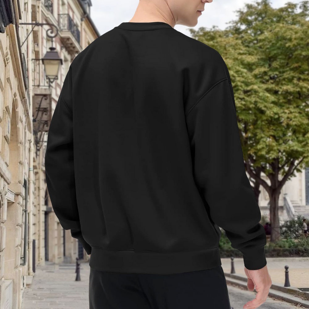 Men's Black Crew Neck Pullover - Street Fashion Nyc recensie en prijs