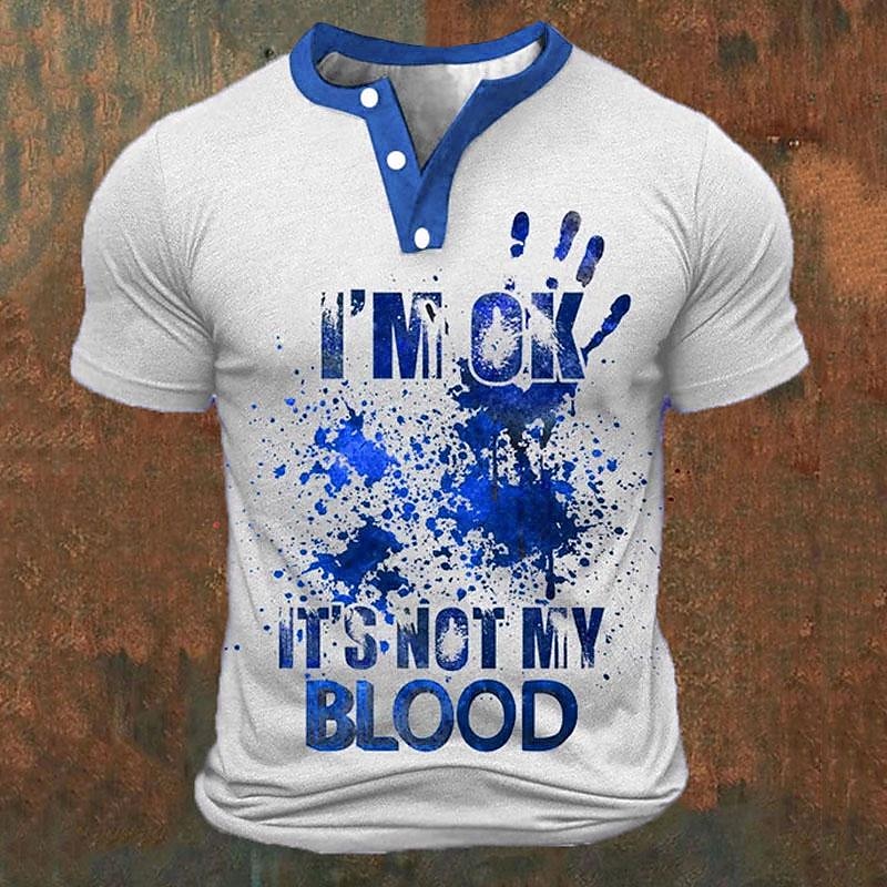 Funny 3D Letter Print Men's He - Street Fashion Men recensie en prijs