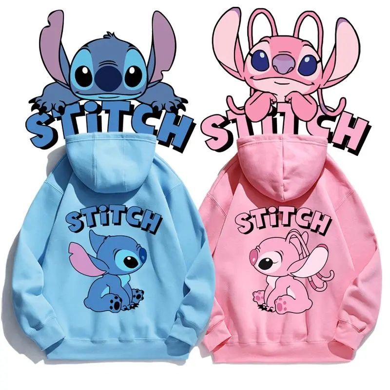 Cartoon Stitch Hoodie Loose Lo - Street Fashion Anime recensie en prijs