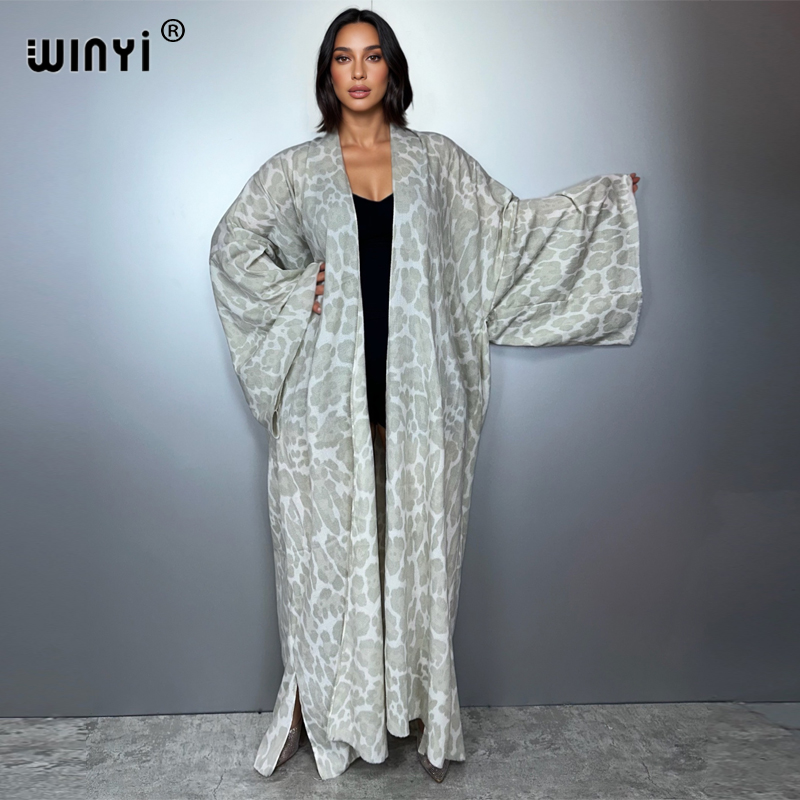 WINYI winter Leopard cardigan  - Street Fashion Kimono recensie en prijs