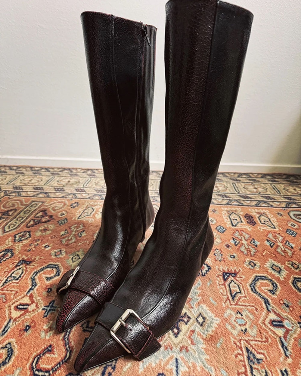 Buckle Belt Sewing Stiletto Bo - Street Fashion Winter recensie en prijs