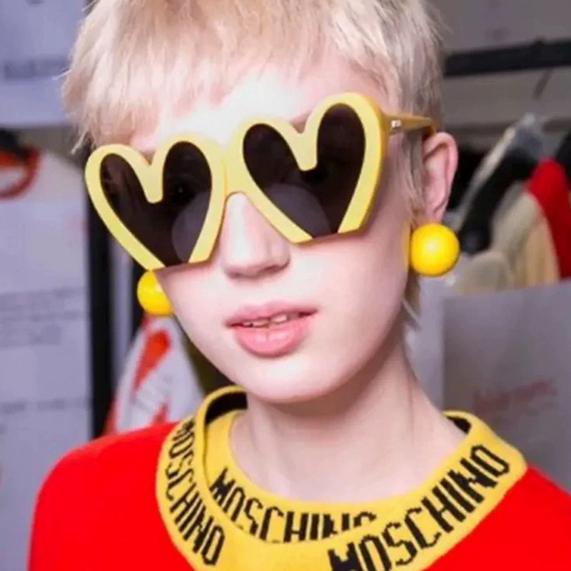 Fashion New Peach Heart Sungla - Street Fashion Photo recensie en prijs