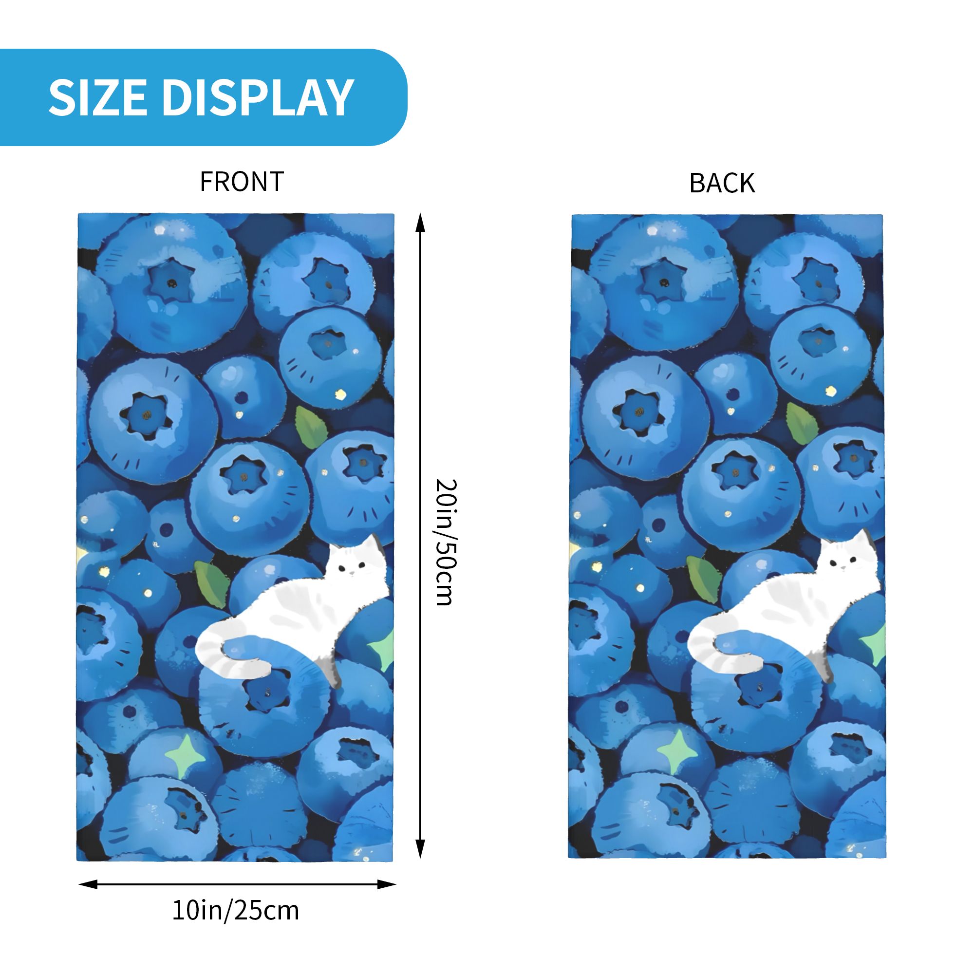 Fruit Print blueberry with whi - Balaclava Face Mask recensie en prijs