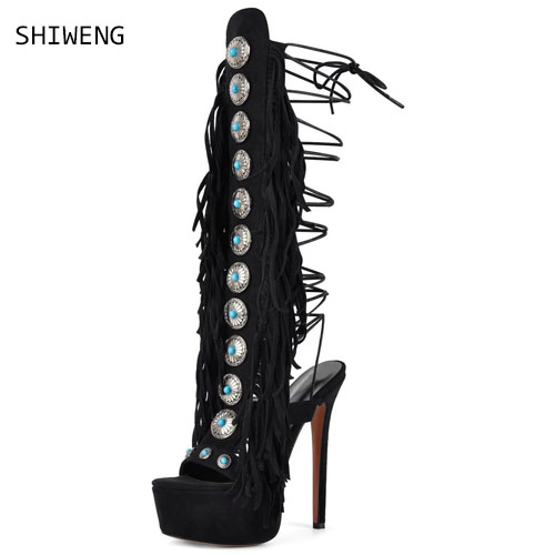 Sexy Open Toe Ladies Tassel Ge - Street Fashion Luxury recensie en prijs
