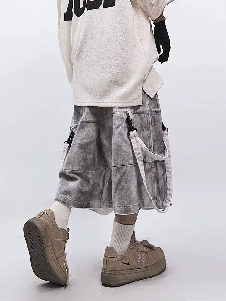 Retro Hip-hop Men's Ripped Jea - Street Fashion Jeans recensie en prijs