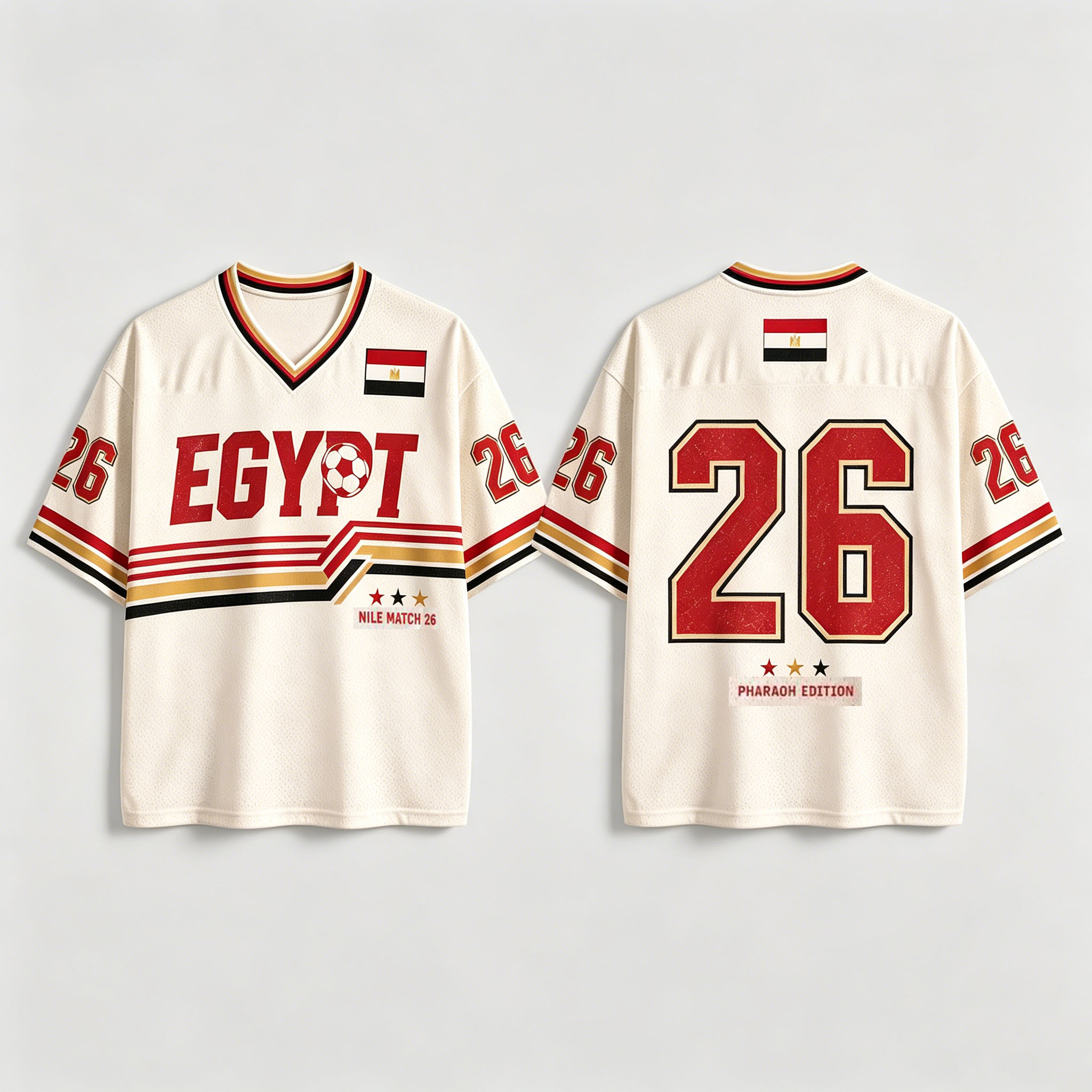 2026 Egypt jersey retro V-neck - Street Fashion Egypt recensie en prijs