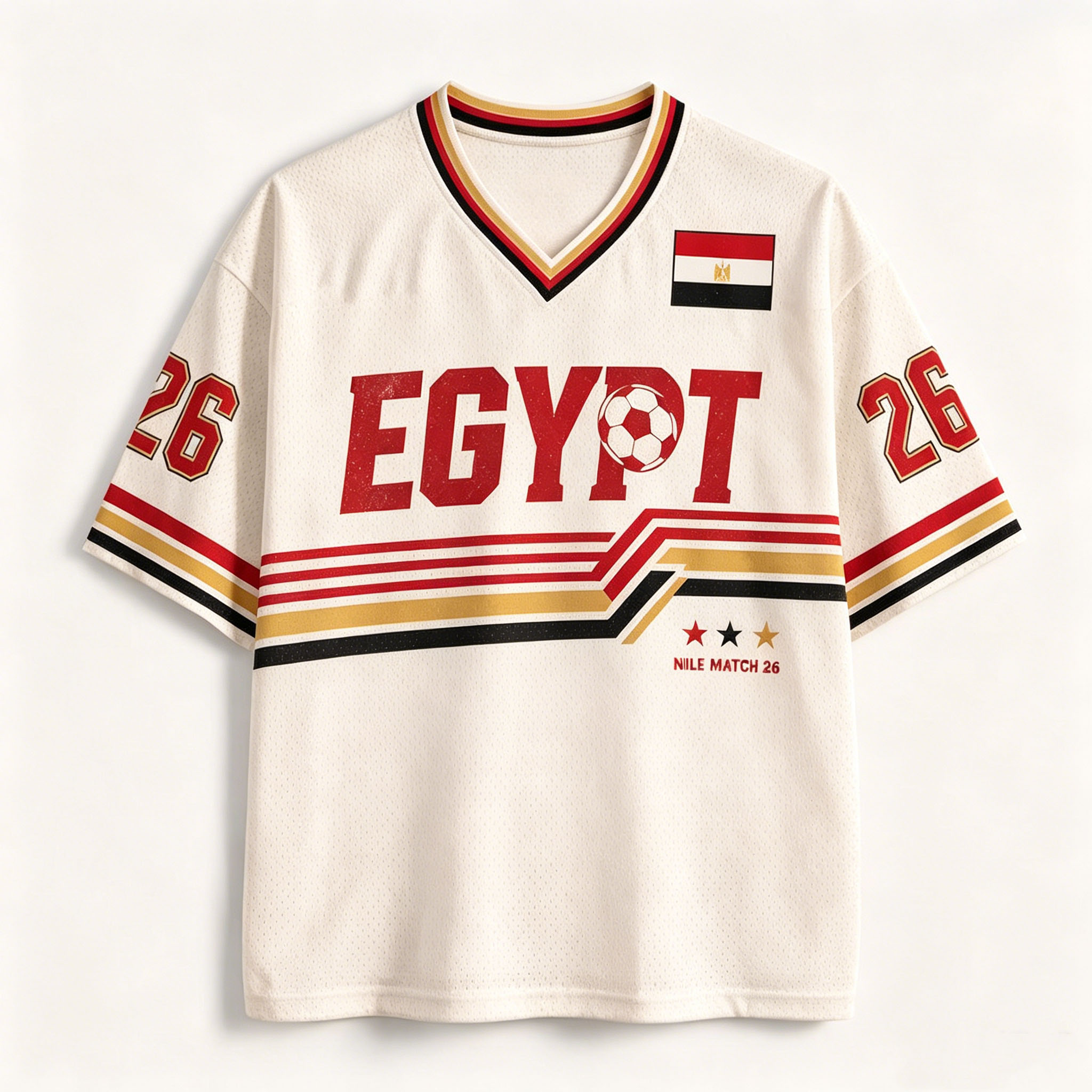 2026 Egypt jersey retro V-neck - Street Fashion Egypt recensie en prijs