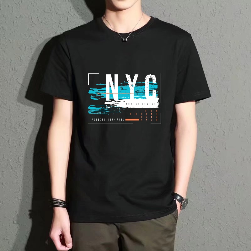 Men's Black Round-Neck Short-S - Street Fashion Nyc recensie en prijs